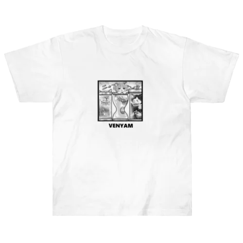 液体猫ベニャム　お洒落グッズ Heavyweight T-Shirt