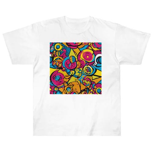 ポップアート Heavyweight T-Shirt