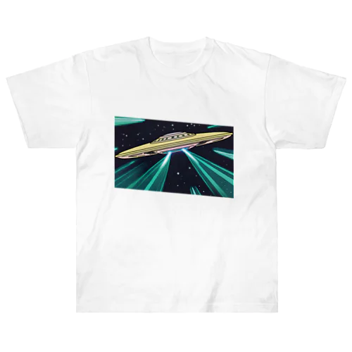 未確認飛行物体UFO Heavyweight T-Shirt