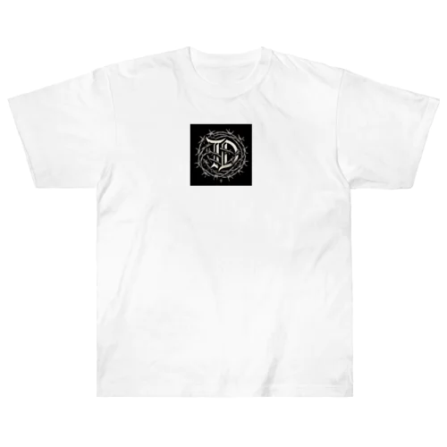 barbed wire005 Heavyweight T-Shirt