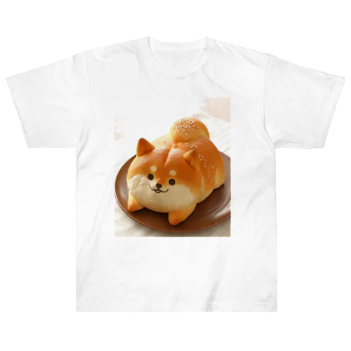 柴犬パン ヘビーウェイトTシャツ