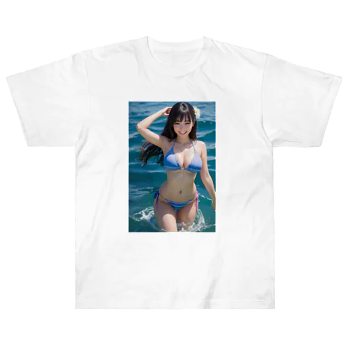 AI美女グラビア9 Heavyweight T-Shirt
