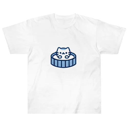 癒しの猫湯 ヘビーウェイトTシャツ