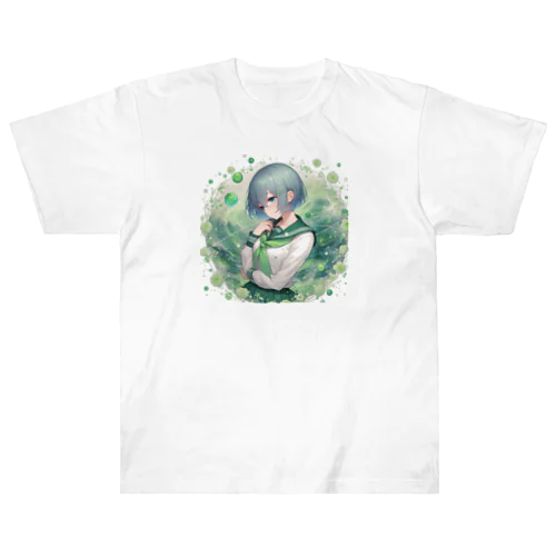 翠と緑 ヘビーウェイトTシャツ