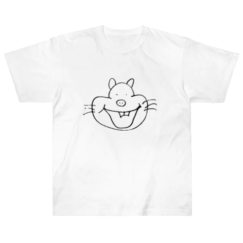 笑ってるデグーのイラスト Heavyweight T-Shirt