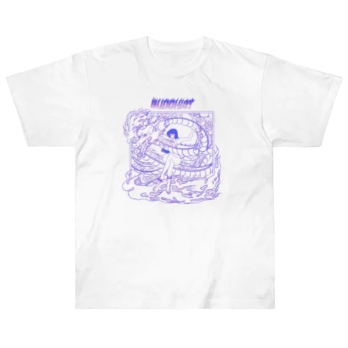 BUDDHIST 辰　gorgeous purple  Heavyweight T-Shirt