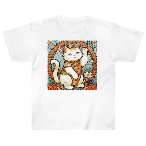 集客用子招き猫 Heavyweight T-Shirt