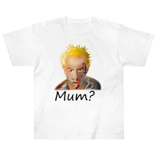 Mum?(black) Heavyweight T-Shirt