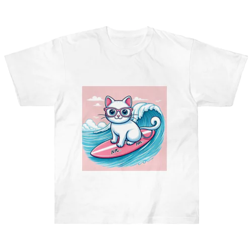 サーフねこ ヘビーウェイトTシャツ