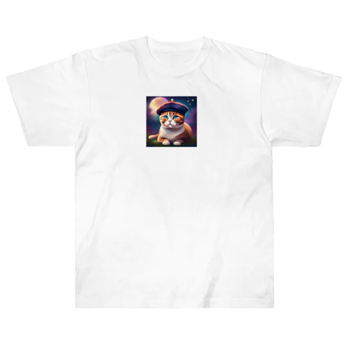 宇宙猫 Heavyweight T-Shirt