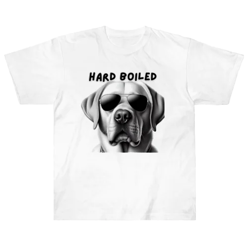 ハードボイルド犬ラブラドール ヘビーウェイトTシャツ
