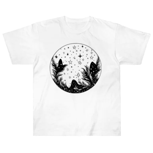 水中夜空魔法aaa Heavyweight T-Shirt