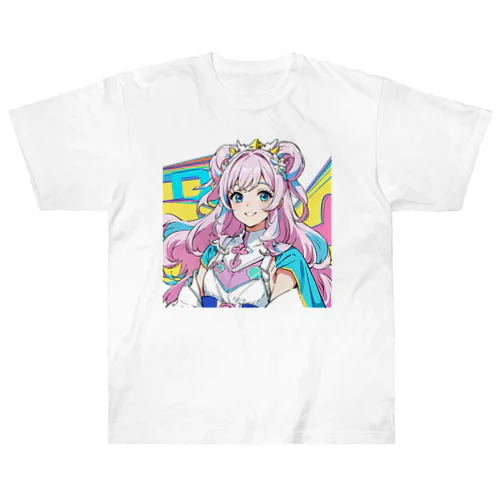 魔法レースクイーン少女 ヘビーウェイトTシャツ