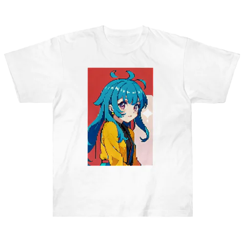 ドット絵彼女B ヘビーウェイトTシャツ