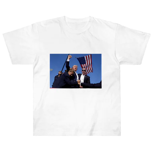 トランプ大統領 Heavyweight T-Shirt