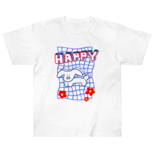 HAPPY犬 ヘビーウェイトTシャツ