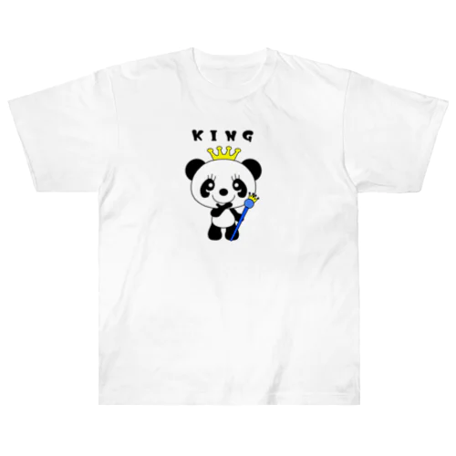 KINGパンダくん Heavyweight T-Shirt