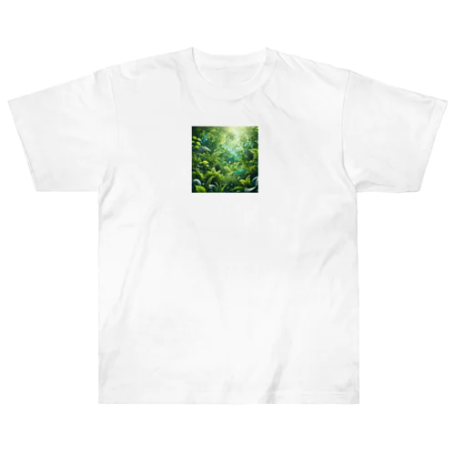 自然／緑が好きな人 集まれ Heavyweight T-Shirt