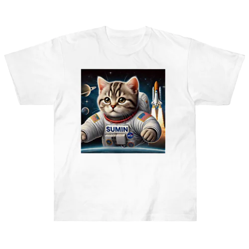 スペースCat Heavyweight T-Shirt