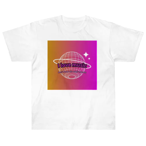 Love Music ヘビーウェイトTシャツ