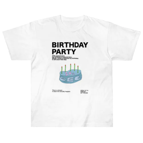 birthdayparty ヘビーウェイトTシャツ