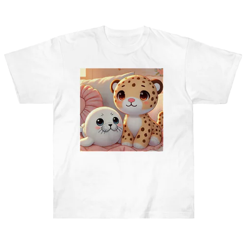ももちゃんとたまちゃん Heavyweight T-Shirt