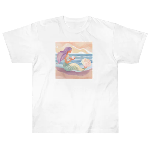 人魚ちゃん Heavyweight T-Shirt