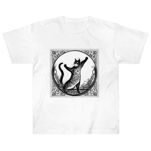 にゃんぱわーだぜぃ！ Heavyweight T-Shirt