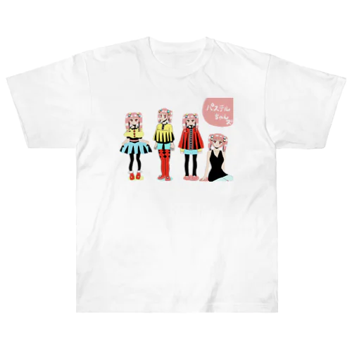パステルちゃんズ Heavyweight T-Shirt