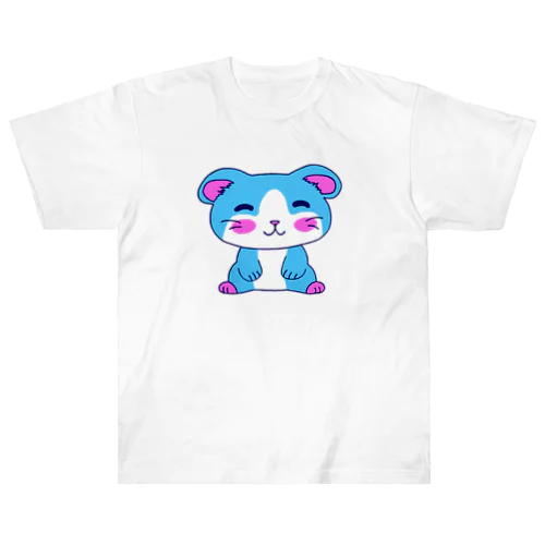 ピンクと水色うさぎ Heavyweight T-Shirt