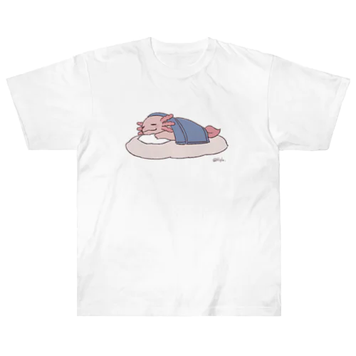 おやすみウーパールーパー Heavyweight T-Shirt