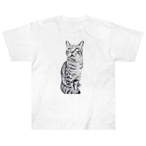 トラ猫トラ君 Heavyweight T-Shirt