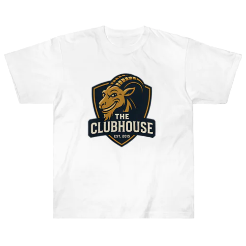 the clubhouse ロゴ Heavyweight T-Shirt