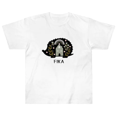 【FIKA 北欧 ハリネズミ】 Heavyweight T-Shirt