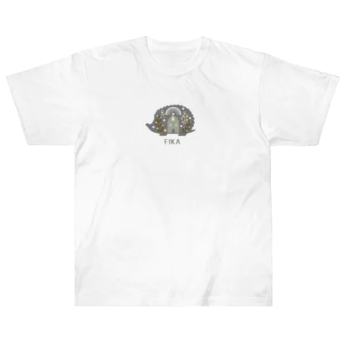 【FIKA 北欧 ハリネズミ】2 Heavyweight T-Shirt