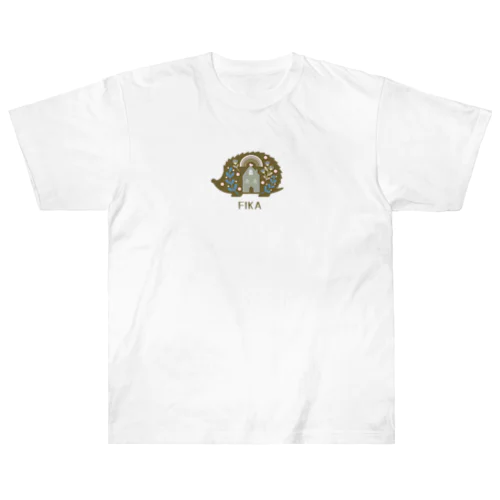 【 FIKA 北欧 ハリネズミ】3 Heavyweight T-Shirt