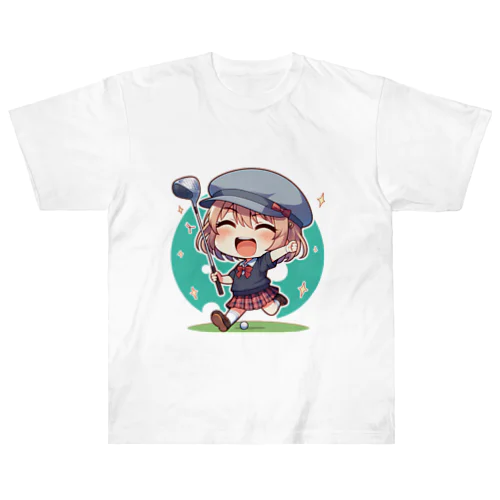 ゴルフ少女ボギーちゃん Heavyweight T-Shirt