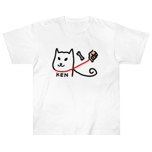 柴KEN（白柴） Heavyweight T-Shirt
