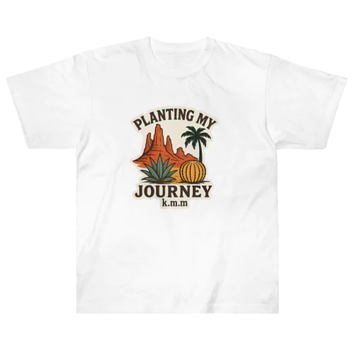 PLANTING MY JOURNEY - Western Desert Heavyweight T-Shirt