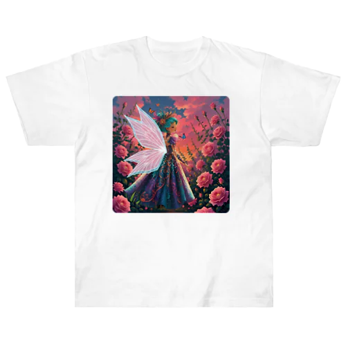 花の妖精 Heavyweight T-Shirt