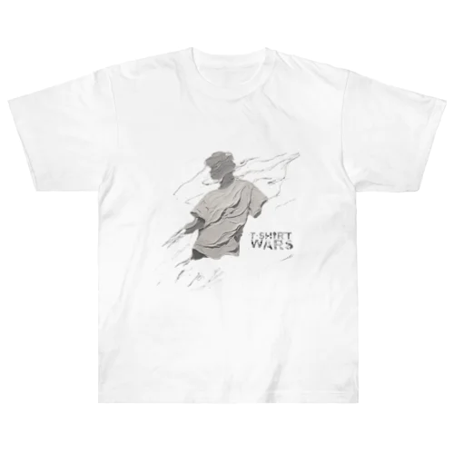 T-shirt Wars 03-霞 Heavyweight T-Shirt