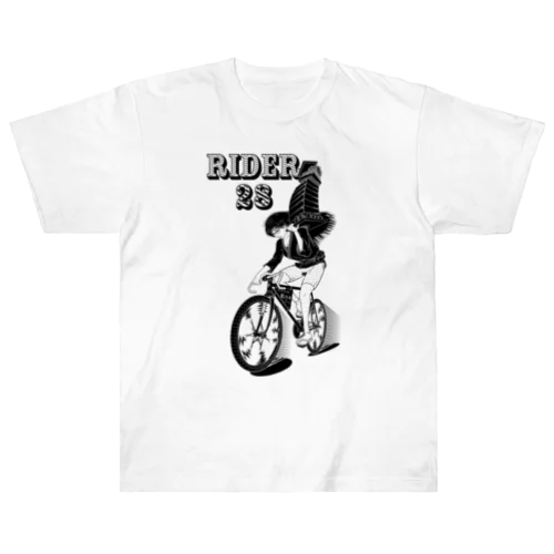 rider28 #1 (black ink) Heavyweight T-Shirt