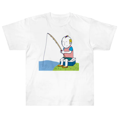 Fishing Boy Heavyweight T-Shirt