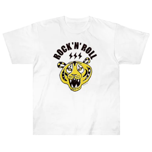 寅年 ROCK'N'ROLL TIGER タイガー／トラ／虎／ Heavyweight T-Shirt