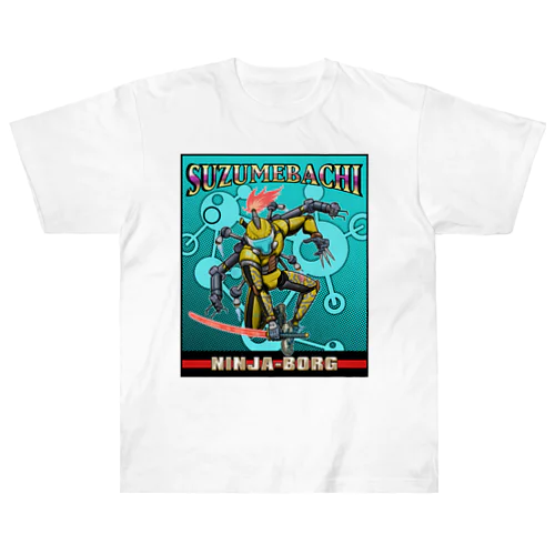 SUZUMEBACHI -NINJA BORG- Heavyweight T-Shirt