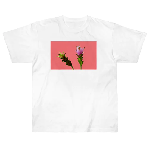 Curcuma alismatifolia -pink ヘビーウェイトTシャツ