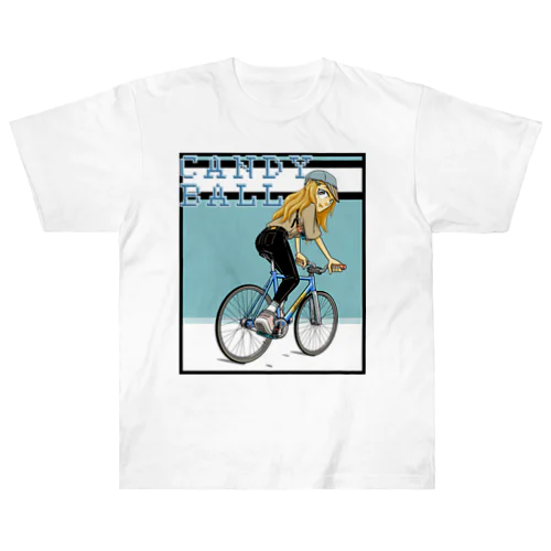 CANDY BALL (fixie girl) ヘビーウェイトTシャツ