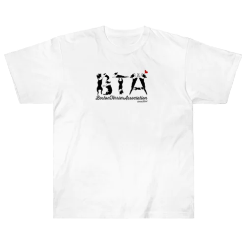 ボストンテリア同好会(BTA) Heavyweight T-Shirt