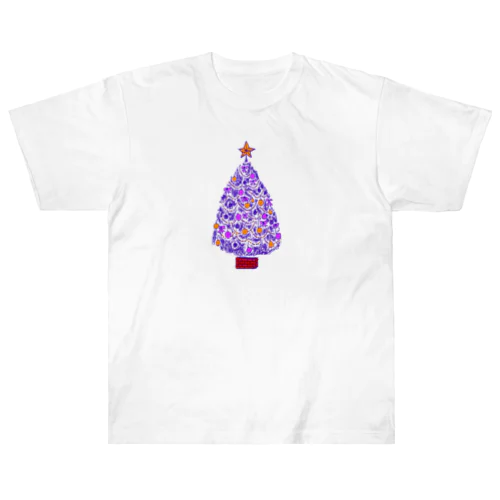 クリスマスツリー ヘビーウェイトTシャツ