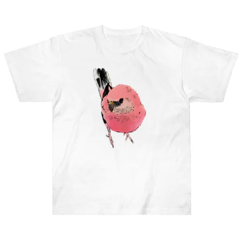 見つめるアキクサインコ Heavyweight T-Shirt